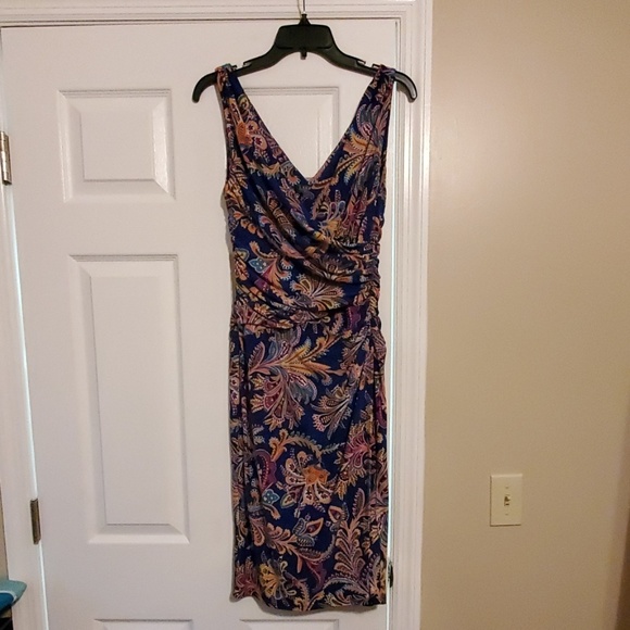 Lauren Ralph Lauren - Dark Royal Blue multi print - Picture 1 of 3